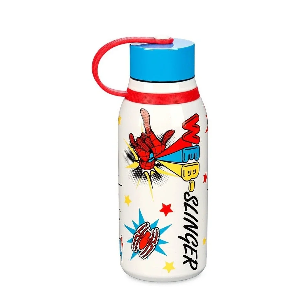 Marvel Spider-Man Stainless Steel Water Bottle 11oz with Lid Disney